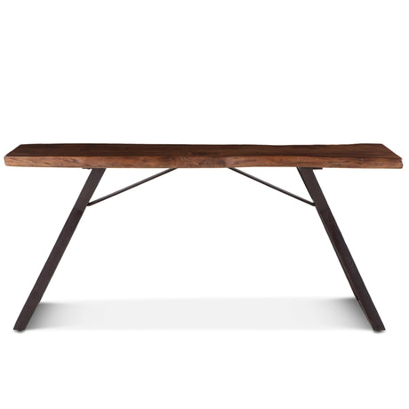 London Loft 68" Console Table in Walnut by Home Trends & Design at Eve Furniture