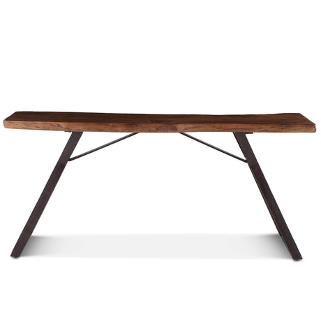 London Loft 68" Console Table in Walnut by Home Trends & Design at Eve Furniture