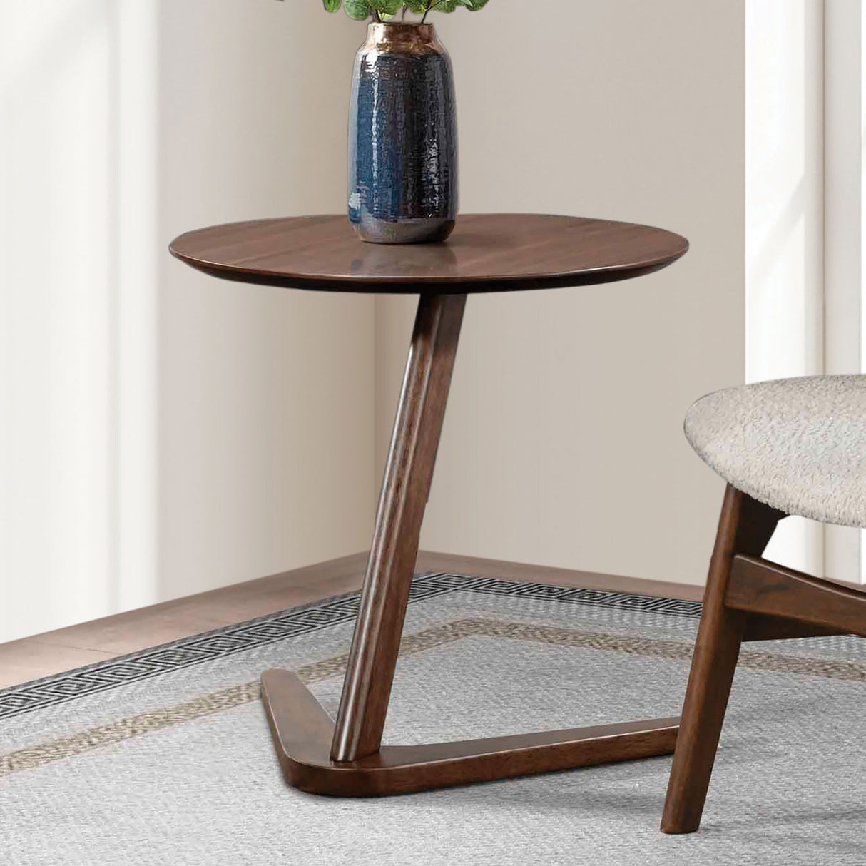 Vardo Walnut Side Table