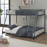 Panos Black Twin/Full Metal Bunkbed