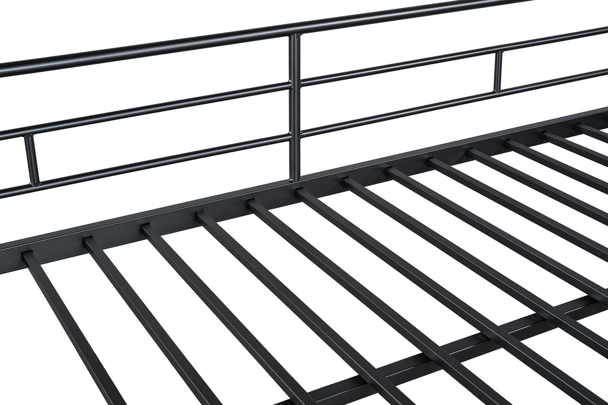 Panos Black Twin/Full Metal Bunkbed