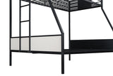 Molton Black Twin/Full Metal Bunkbed