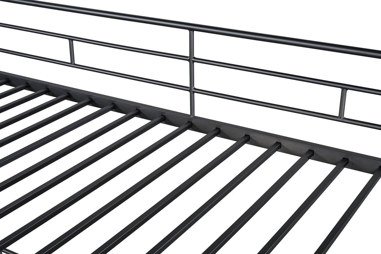 Myles Black Twin Loft Bed