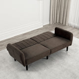 Aristide Brown Futon Sofa