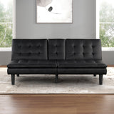 Eidsberg Black Futon Sofa Bed