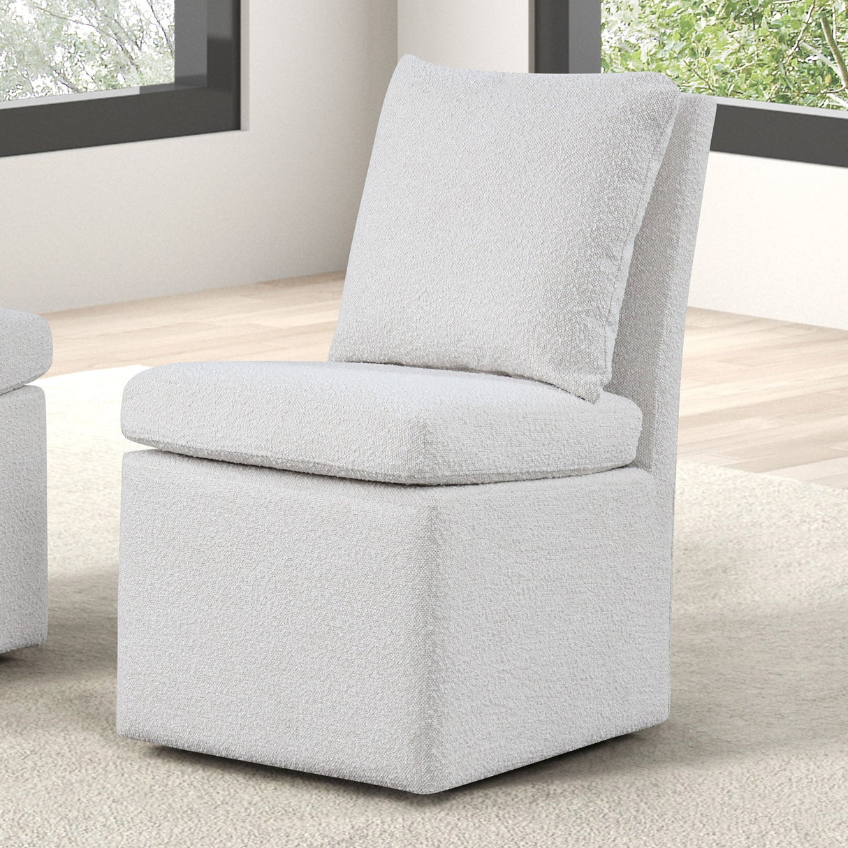 Broager White Dining Chair