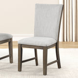 Clements Oak Uph Side Chair, Set of 2