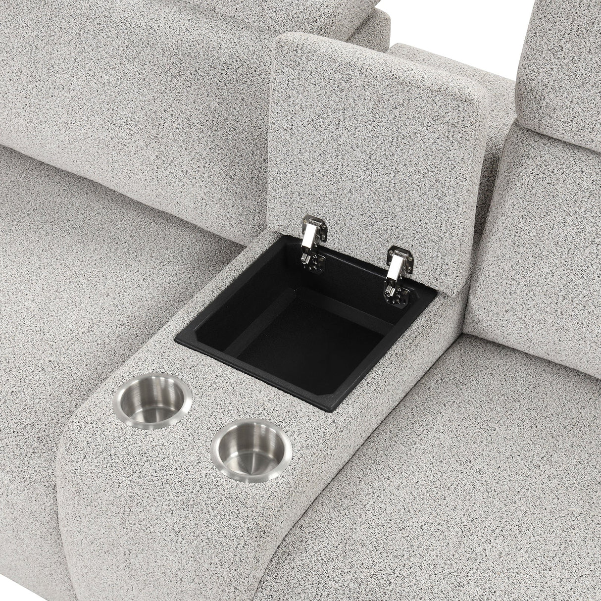 Hieronimus Light Gray Power Sectional