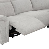 Hieronimus Light Gray Power Sectional