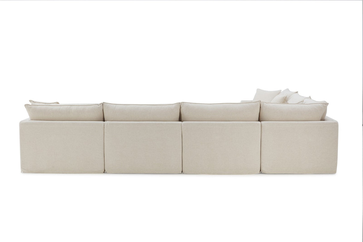 Crayford Taupe L-Sectional