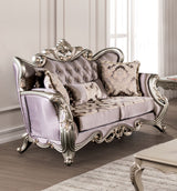 Albacete Champagne/Purple Loveseat