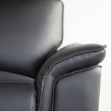 Bienne Black Loveseat Manual Recliner