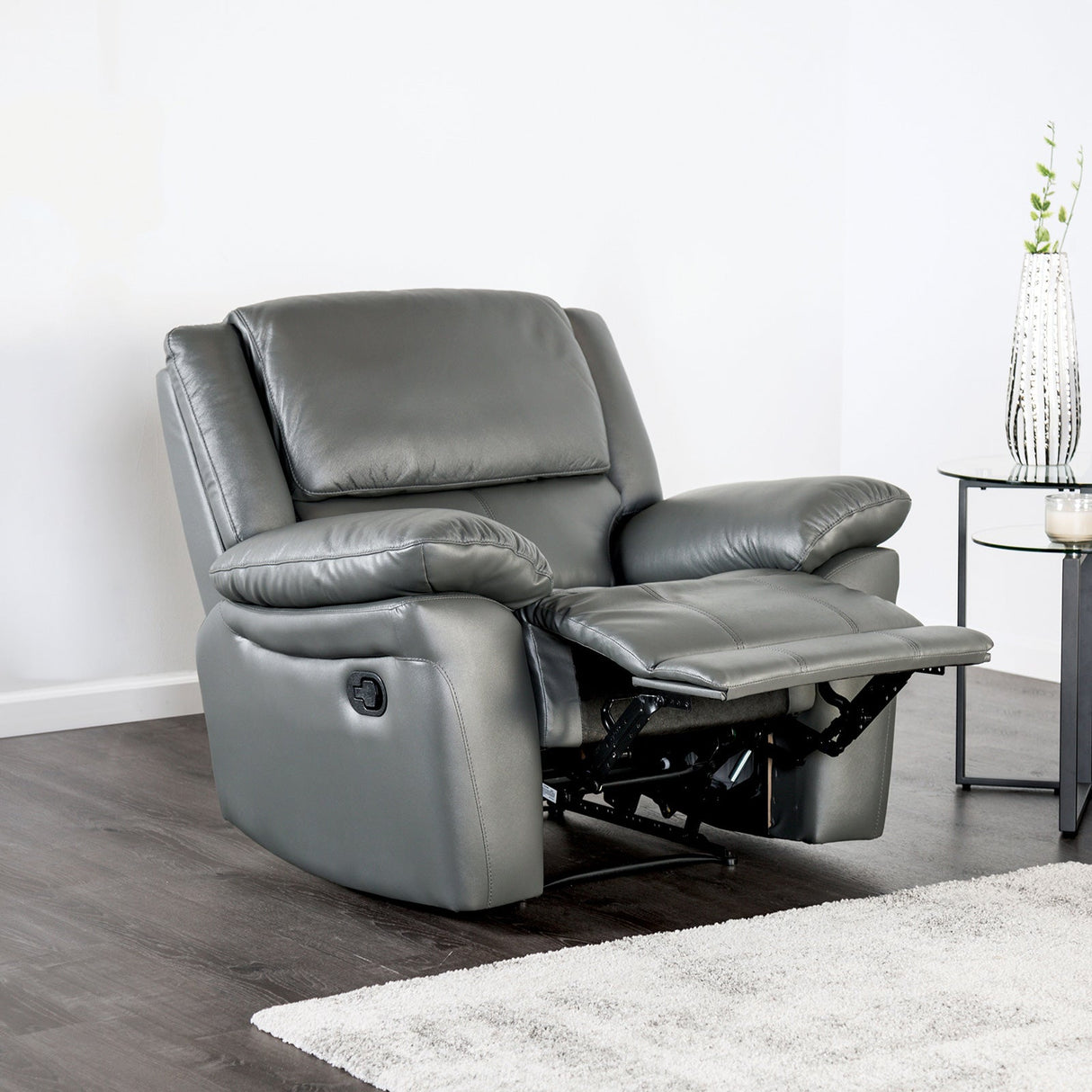 Glarus Dark Gray Recliner Chair