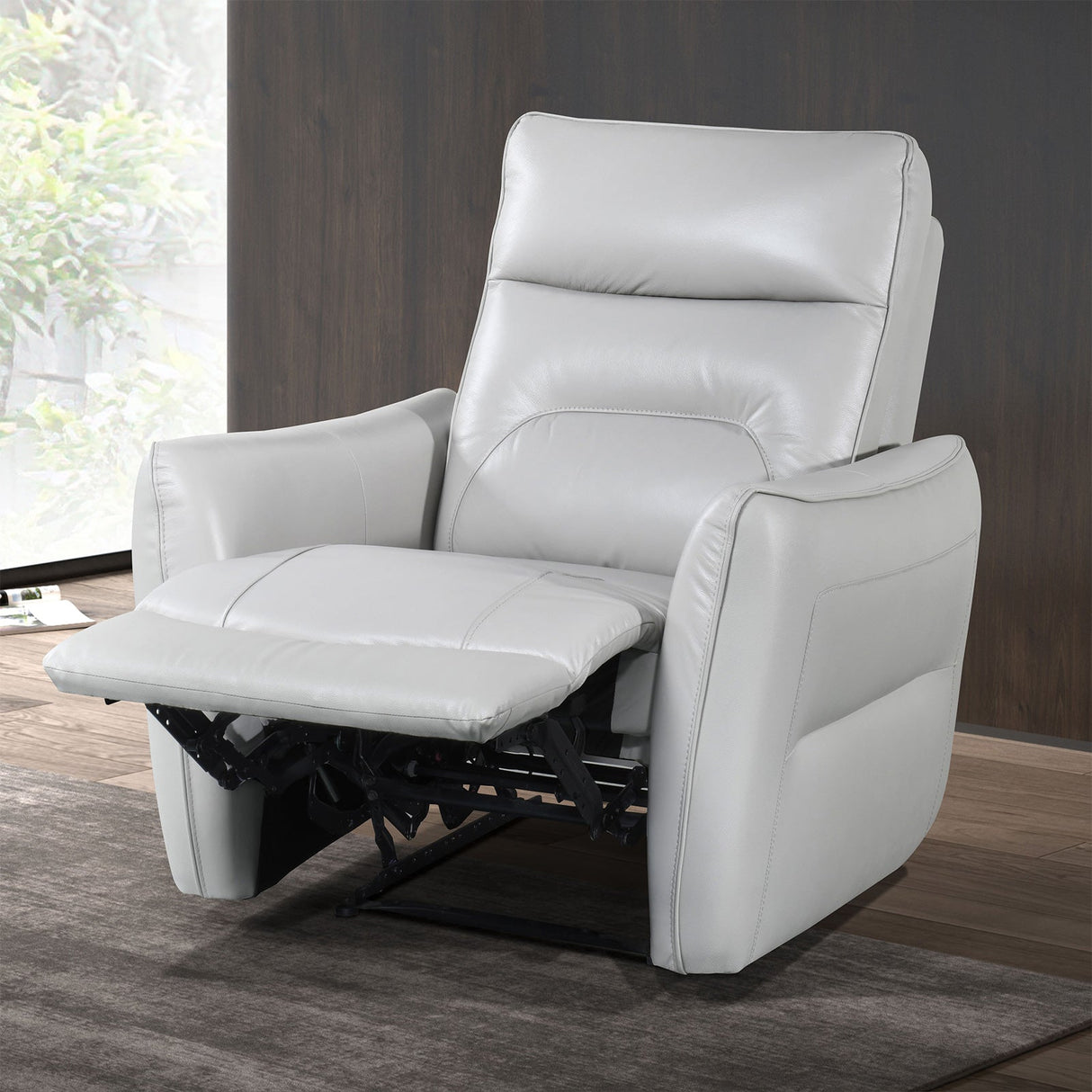 Terentius Taupe Power Recliner