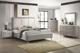 Aldridge Light Gray King Bed