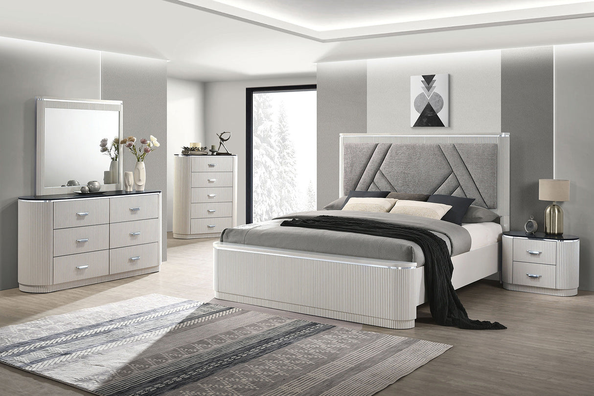 Aldgate Light Gray King Bed