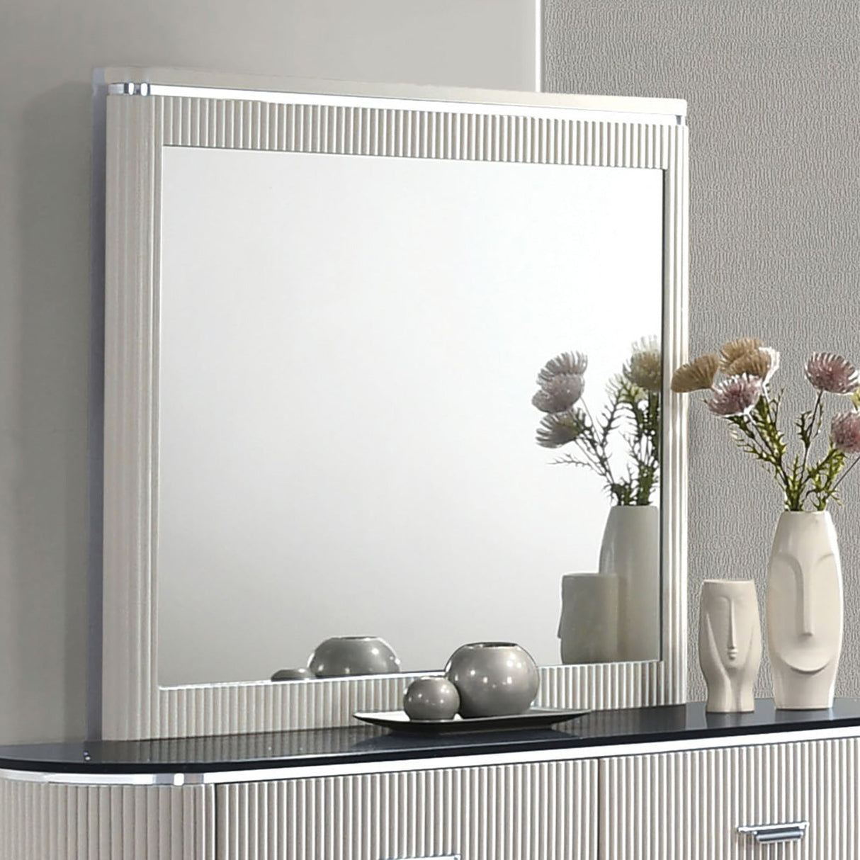 Aldgate Light Gray Mirror