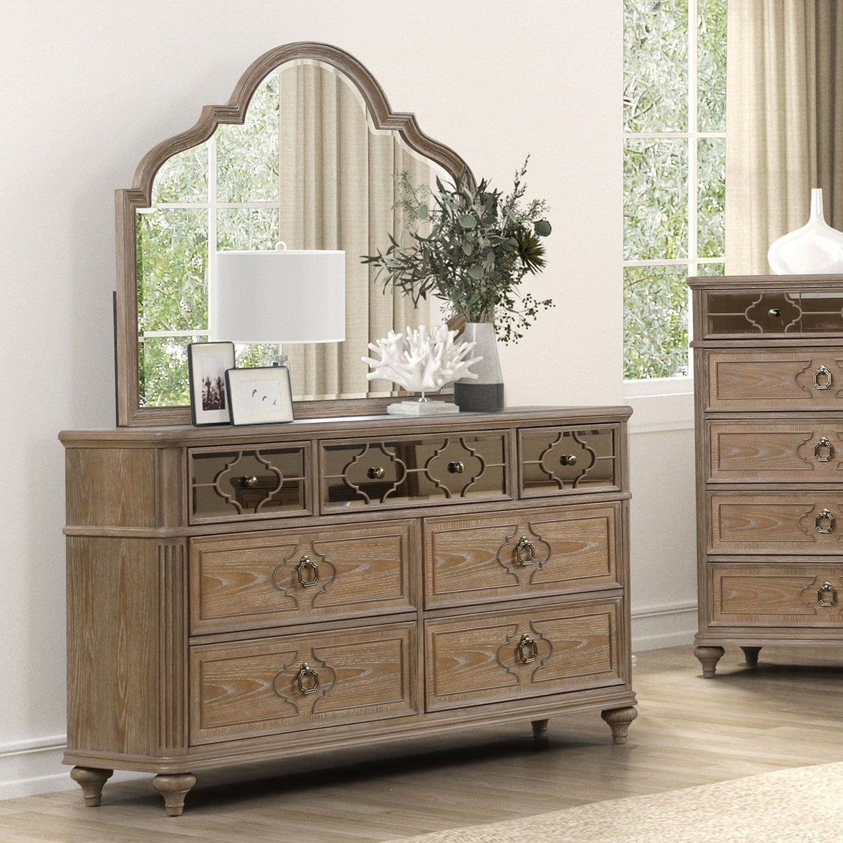 Lyris Rustic Oak Dresser