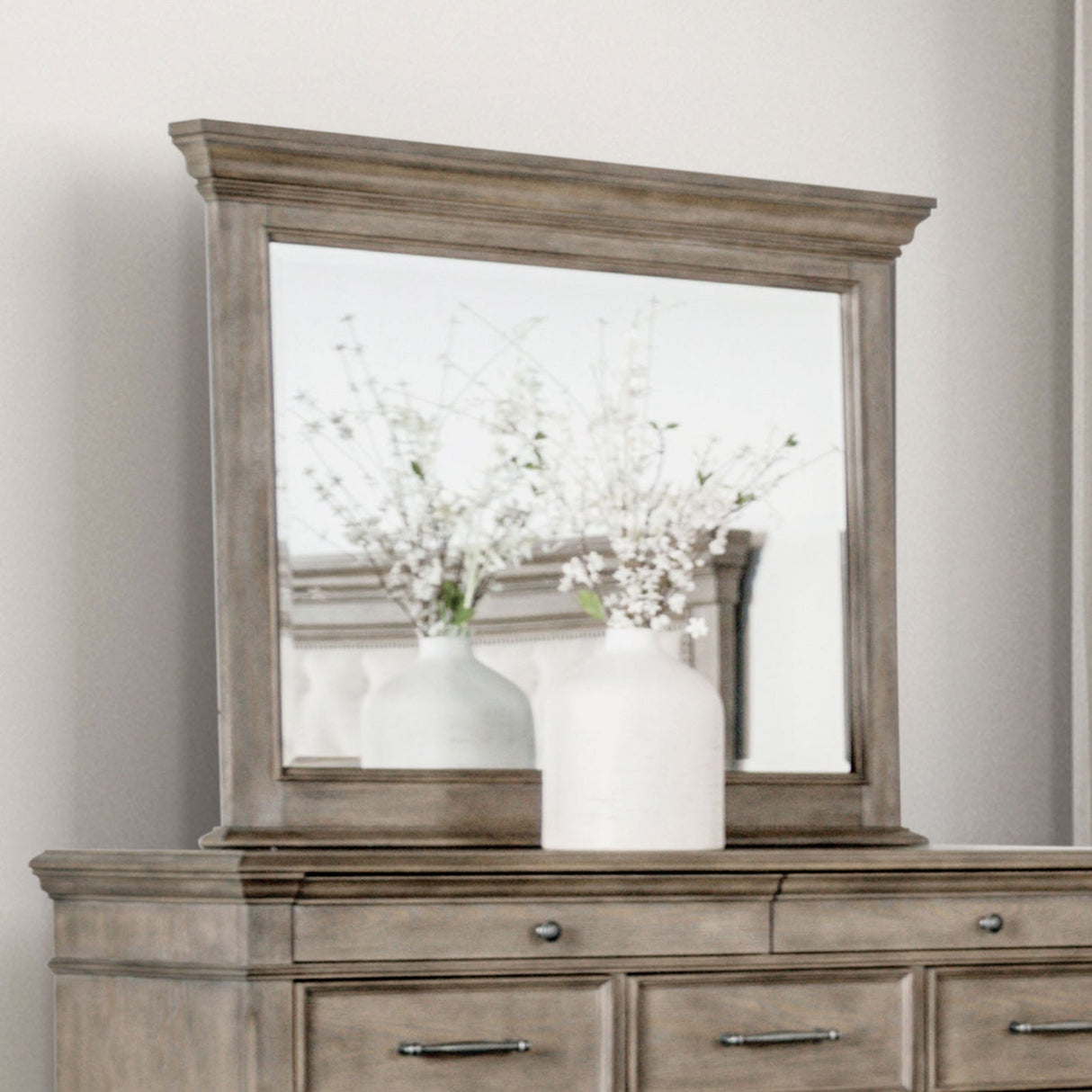 Philomath Aged Oak Mirror