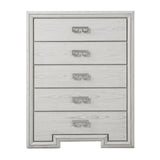 Basilone Rustic White Chest