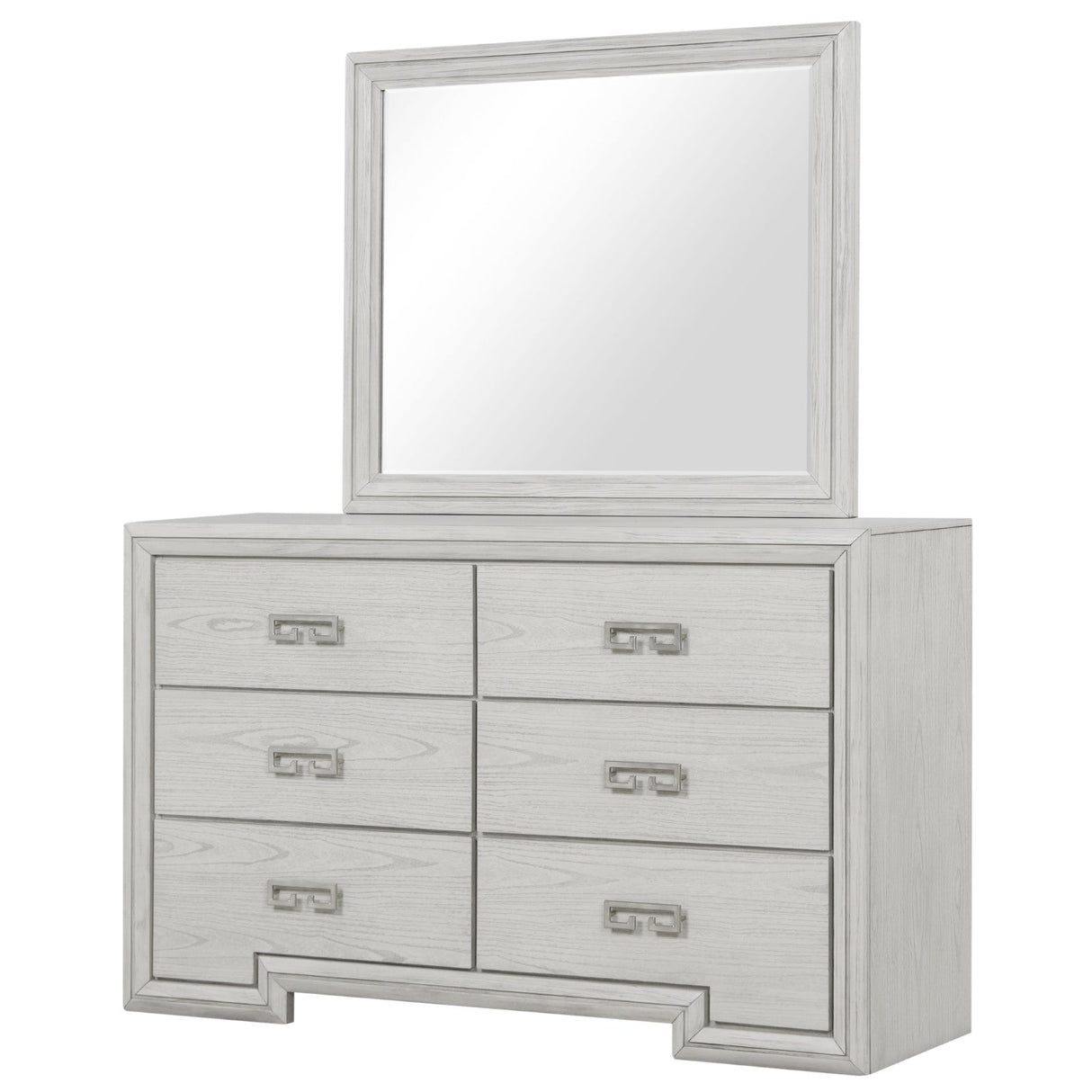 Basilone Rustic White Dresser