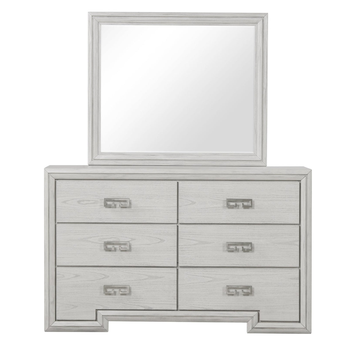 Basilone Rustic White Dresser