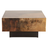 Moab 35" Coffee Table in Oxidized Copper by Home Trends & Design at Eve Furniture