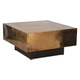 Moab 35" Coffee Table in Oxidized Copper by Home Trends & Design at Eve Furniture