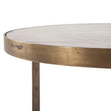 Michaelangelo 36" Nesting Coffee Table with White Marble by Home Trends & Design at Eve Furniture