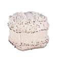 Marrakech 18" Accent Ottoman in Moroccan Sequined by Home Trends & Design at Eve Furniture