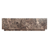 Nile 50" Coffee Table in Dark Emperador Marble by Home Trends & Design at Eve Furniture
