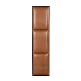 New York 62" Bench in Cognac Leather and Iron by Home Trends & Design at Eve Furniture