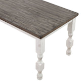 Calabria Antique White/Gray Counter Ht. Table