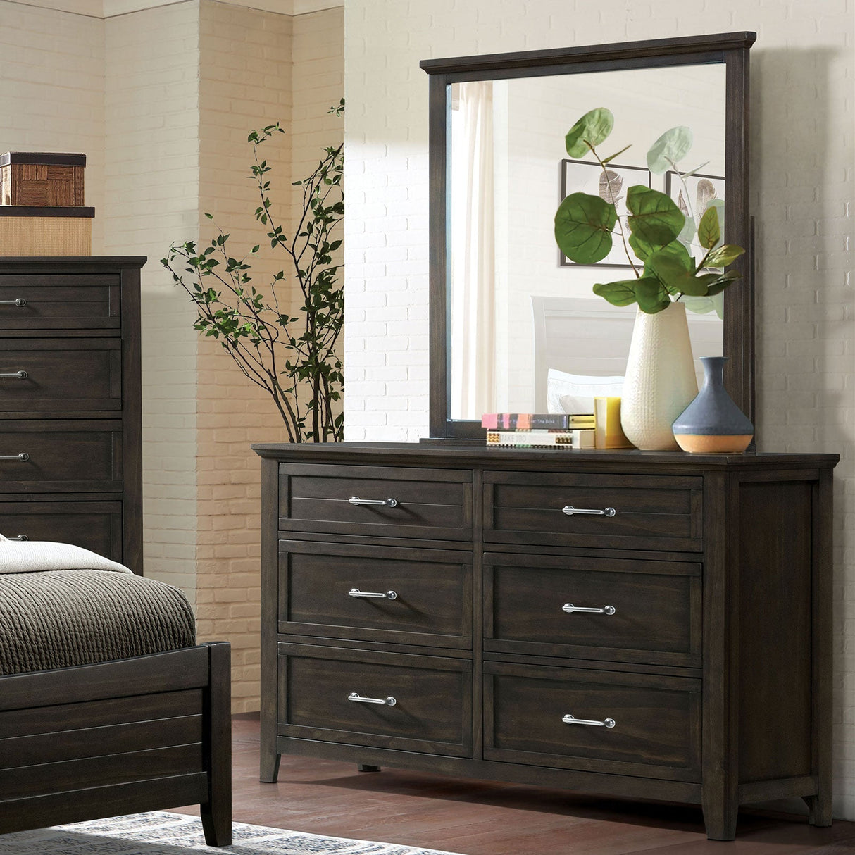 Alaina Walnut Dresser