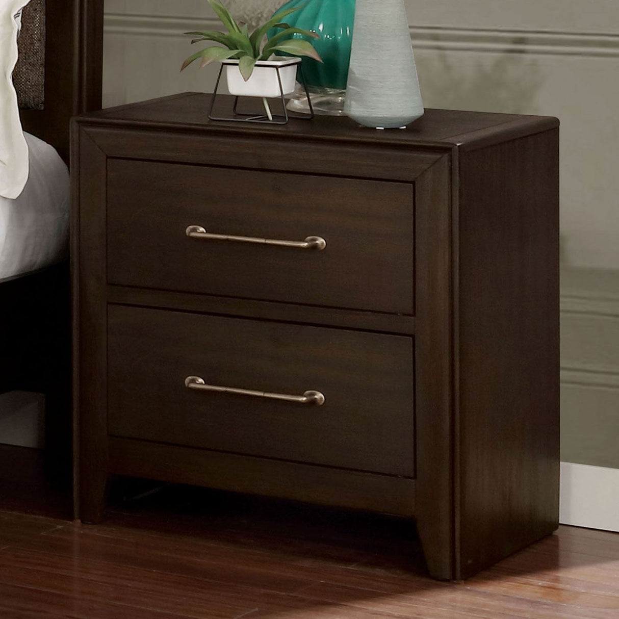 Jamie Walnut Night Stand