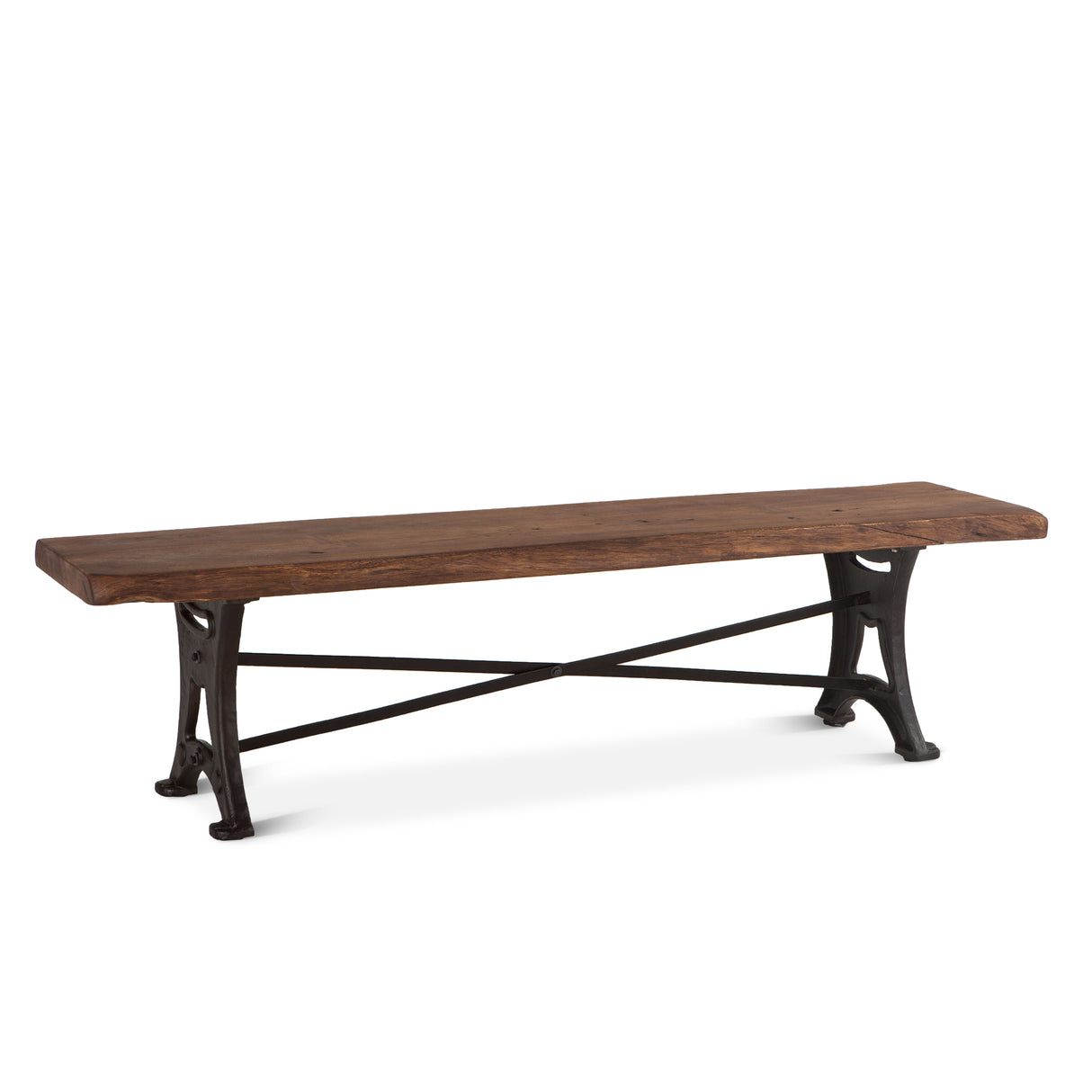 Organic Forge 70" Bench in Raw Walnut by Home Trends & Design at Eve Furniture