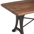 Organic Forge 72" Gathering Table in Raw Walnut by Home Trends & Design at Eve Furniture