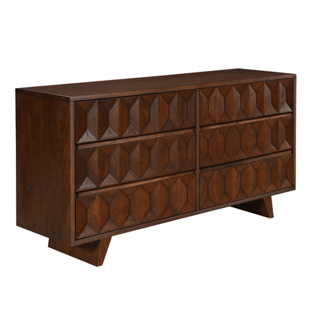 Palermo 70" Dresser in Royal Brown by Home Trends & Design at Eve Furniture