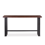 Paso Robles 70" Sofa Back Console Table in Tawny Brown