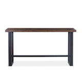 Paso Robles 70" Sofa Back Console Table in Tawny Brown