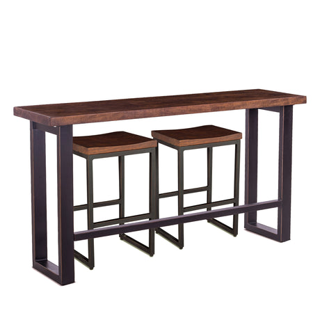 Paso Robles 70" Sofa Back Console Table in Tawny Brown by Home Trends & Design at Eve Furniture
