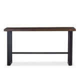 Paso Robles 70" Sofa Back Console Table in Tawny Brown