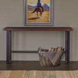 Paso Robles 70" Sofa Back Console Table in Tawny Brown