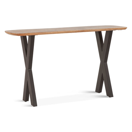 Rapallo 52" Console Table in Natural Mango Wood by Home Trends & Design at Eve Furniture