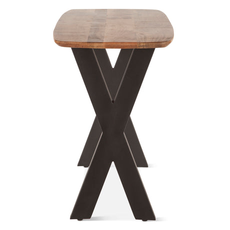 Rapallo 52" Console Table in Natural Mango Wood by Home Trends & Design at Eve Furniture