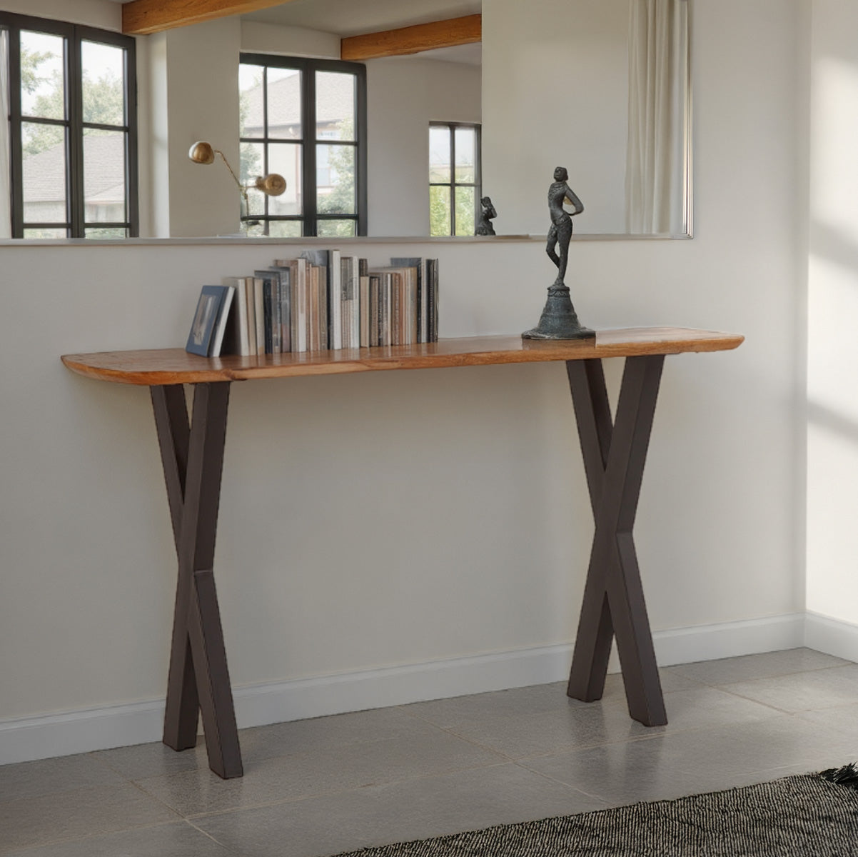Rapallo 52" Console Table in Natural Mango Wood