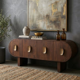 San Juan 75" Four Door Sideboard in Royal Brown