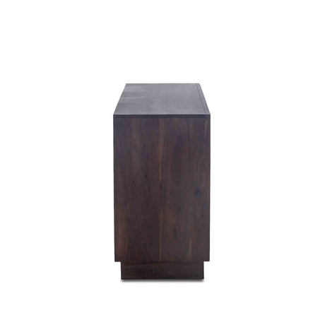 San Marino 64" Dresser in Raw Walnut and Ebony by Home Trends & Design at Eve Furniture