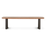 Salerno 68 Bench in Smoked Acacia by Home Trends & Design at Eve Furniture