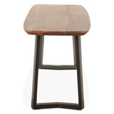 Salerno 68 Bench in Smoked Acacia by Home Trends & Design at Eve Furniture